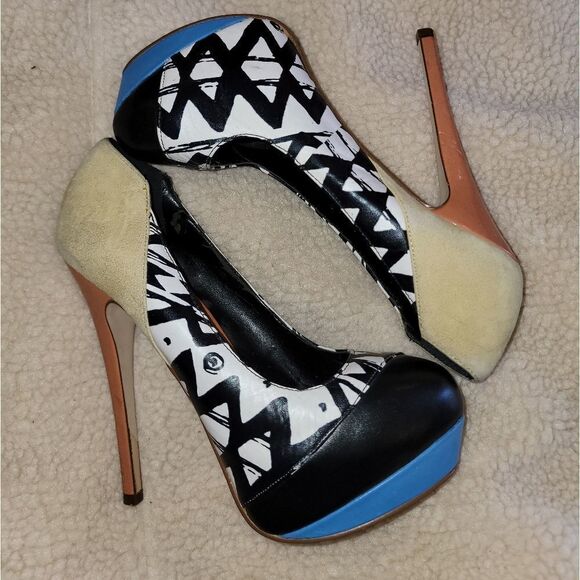 Aldo colorblock stiletto platform heels (6 / 36) - Picture 2 of 11